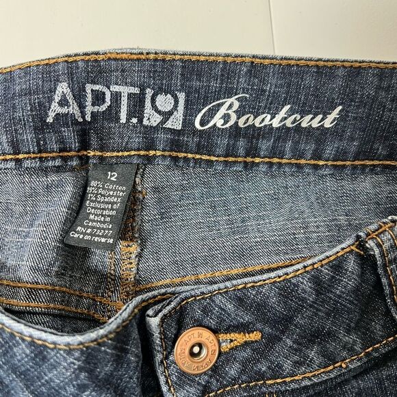 APT 9 boot, cut jeans, size 12 - Picture 3 of 4